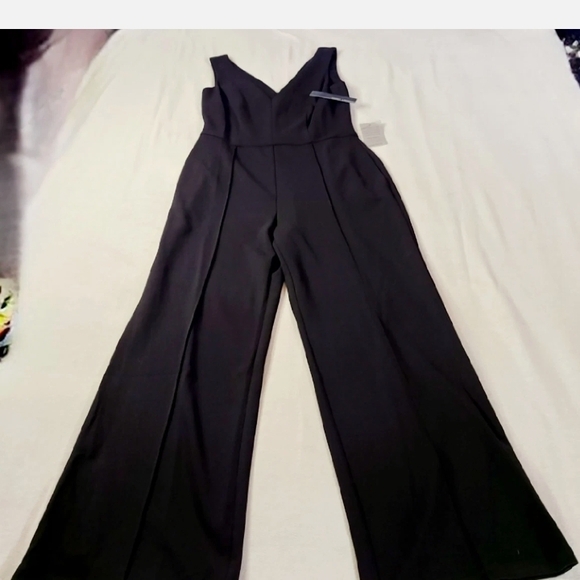 Maggy London Classic Black Jumpsuit - Picture 3 of 8